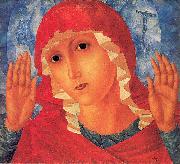 Petrov-Vodkin, Kozma Our Lady- Tenderness of Cruel Hearts oil painting